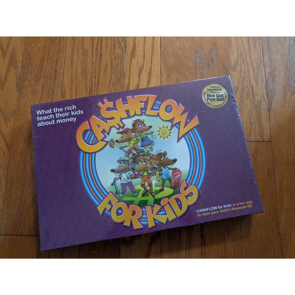 Cashflow for Kids Board Game Robert Kiyosaki Rich Dad Financial Literacy New